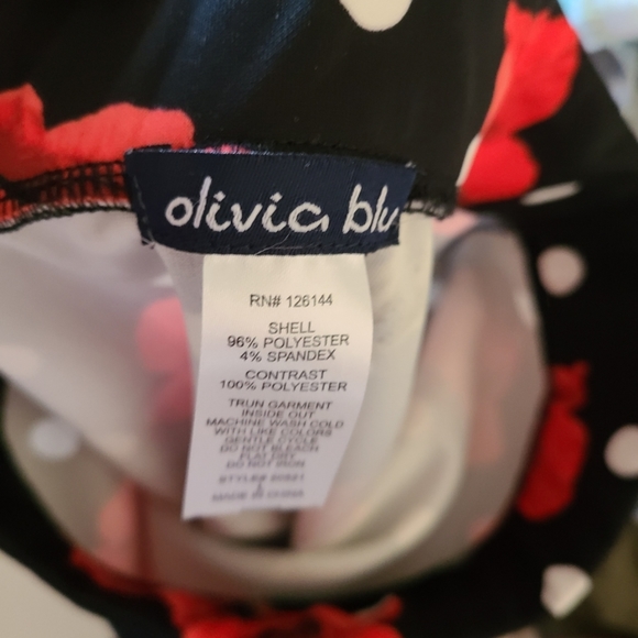 Olivia Blu Floral and Lace Pencil Skirt Size Large - Picture 5 of 7